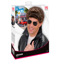 Pánská krátká hnědá paruka